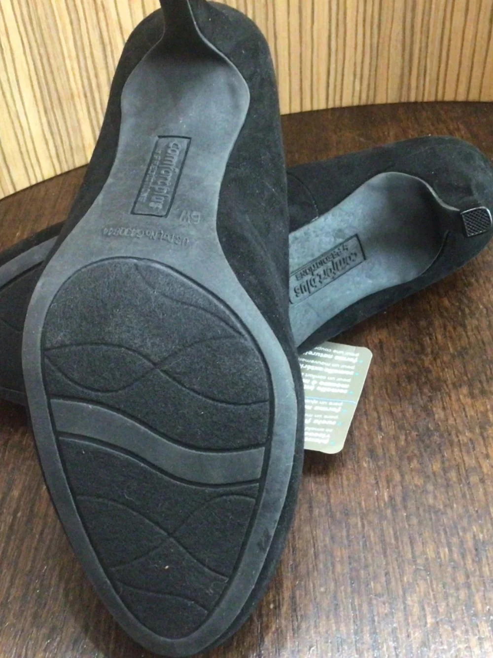 Comfort Plus by Predictions black heels. Size 6 brand new with tags